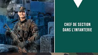 Chef de section dans l’infanterie [upl. by Elleron]