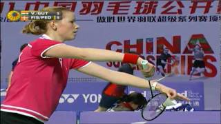 Round 16  XD  V DijuJ Gutta vs J Fischer NielsenC Pedersen  Li Ning China Open 2011 [upl. by Matelda]