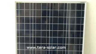 TERA SOLAR 60 Watt Polikristal Fotovoltaik Güneş Paneli Solar Paneli Güneş pili [upl. by Ollecram661]