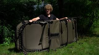 Cyprinus Tackle X Wide Sleep System Bedchair [upl. by Adnahsat878]