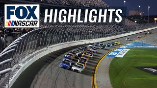 Daytona 500 Highlights Burton flips Cindric holds off Blaney  NASCAR ON FOX HIGHLIGHTS [upl. by Aldon]