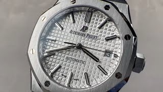 Audemars Piguet Royal Oak MIDSIZE 15450STOO1256ST01 Audemars Piguet Watch Review [upl. by Carol-Jean]