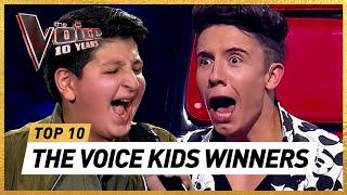 Blind Auditions of the BEST WINNERS in 10 Years The Voice Kids [upl. by Brahear422]