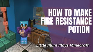 How to Make a Fire Resistance Potion and Swim in Lava [upl. by Euginimod910]