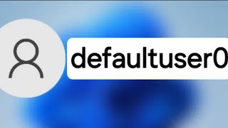 Enabling the defaultuser0 account [upl. by Warfourd628]