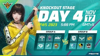 EN Knockout Stage  Day 4  FFWS 2023 [upl. by Etana]