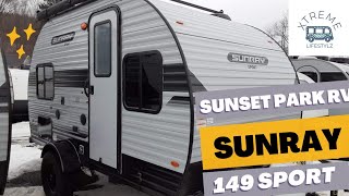 The Unbelievable Features of the 2023 Sunset Park RV Sunray 149 Sport​ [upl. by Dyann]