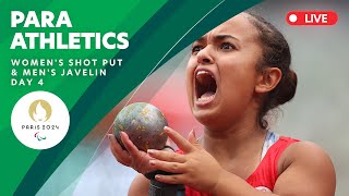 Para Athletics  Womens Shot Put amp Mens Javelin  Day 2 [upl. by Konstantine]