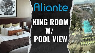 Most Laid Back Casino in Las Vegas  Aliante King Bed Pool View Room  Aliante Hotel and Casino 4K [upl. by Anytsyrk109]