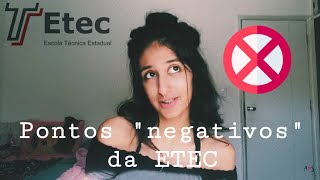 8 motivos para você NÃO fazer ETEC [upl. by Ecinereb975]