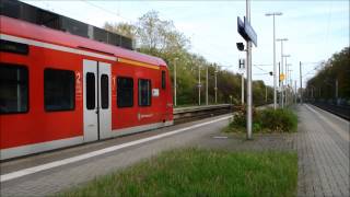 S Bahn Kreuzung in Hannover Karl Wiechert Allee 31102013 [upl. by Yevre]