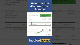 How do I add a discount to an invoice [upl. by Onivag]