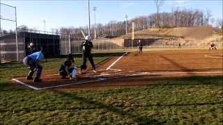 Riley McCarthy 2014 Live Catching HS Varsity Softball Video [upl. by Jehu115]