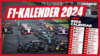 Der offizielle F1Rennkalender für die Saison 2024 ist da  mit einigen Überraschungen  News Update [upl. by Laraine]