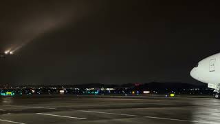 Kalitta Air 747F takes off from Narita in low cloud 16Jul24 [upl. by Nitsud161]