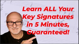 Learn your major key signatures in 5 minutes guaranteed [upl. by Any636]