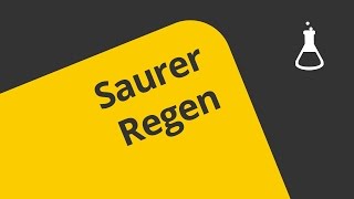 Der saure Regen  Chemie  Allgemeine und anorganische Chemie [upl. by Siladnerb]