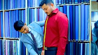 How To Measure Custom Bespoke Suits [upl. by Elwira]