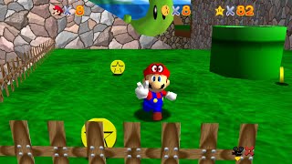 Super Mario 64 Odyssey v5 HD Textures MollyMutts WideScreen TinyHuge Island Complete Android [upl. by Sydelle624]