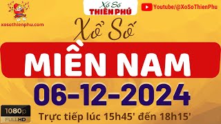 Xổ Số Miền Nam Thiên Phú 06122024  Trực Tiếp XSMN Thứ 6 Ngày 06 Tháng 12 Năm 2024 KQXSMN [upl. by Notsgnik15]