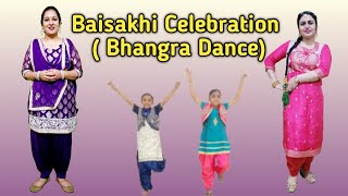 Baisakhi Celebration Bhangra Dance [upl. by Ahsenav]