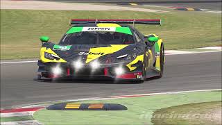 24S1W10  SLOW MOTION  MONZA VARIANTE DELLA ROGGIA  VARIANTE ASCARI  FERRARI 296 GT3  iRacing [upl. by Enirok]