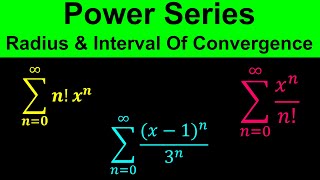 Power Series  Finding the Radius and Interval of Convergence Of Power Series  Calculus [upl. by Eirot]