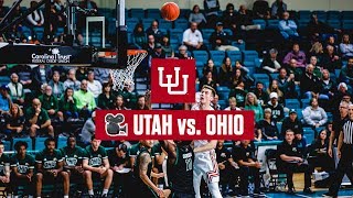 🎥Utah MBB Visual Recap Utah 80 Ohio 66 [upl. by Atinad905]