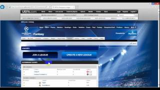 Fantasy Football UEFA  شرح فنتازى دورى أبطال أوروبا [upl. by Nirrac]