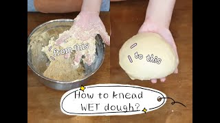 Hand Dough Kneading French Method [upl. by Llewxam]