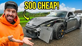 I BOUGHT A WRECKED PORSCHE 911 GT3 amp REBUILT IT IN 24 HOURS [upl. by Won]