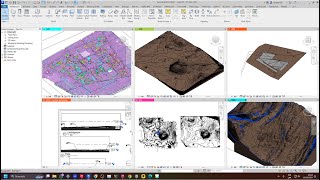 REVIT 2024  CIMIENTOS Y TOPOGRAFIA BASICA [upl. by Eart]