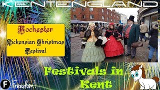 Rochester Dickensian Christmas Festival [upl. by Oicanata]