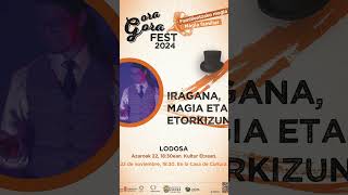 Gora Gora Fest 2024 agenda Lizarra aldean azaroak 24 arte [upl. by Gorges]