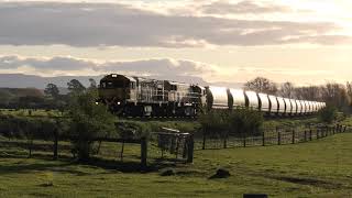 TasRail train 347 20012054 east of Deloraine 08102024 [upl. by Raynold]