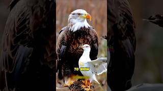 Seagull vs bald Eagles youtubeshorts shorts arcticanimal facts seagulls baldeagle [upl. by Heindrick87]