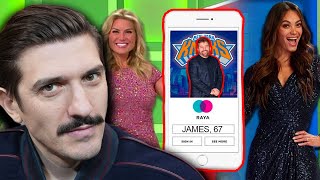 Schulz Reacts NY Knicks Owners Dating App Profile [upl. by Trauts]