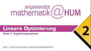 Lineare Optimierung 1  Ungleichungssysteme [upl. by Whitebook]