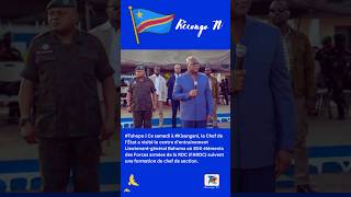 à Kisangani le Chef de l’État a visité le centre d’entrainement Lieutenantgénéral Bahuma [upl. by Clower]