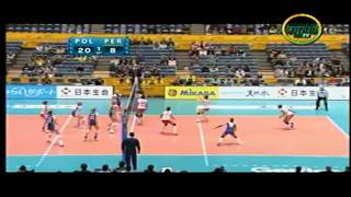 Peru vs Polonia  Mundial de Voley 2010 Set I 33 HD [upl. by Licko748]