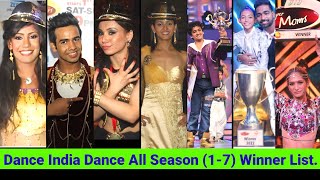 Dance India Dance All Season Winner And Runner Up DID Little Master amp DID Super Mom Winners List [upl. by Enyawad]