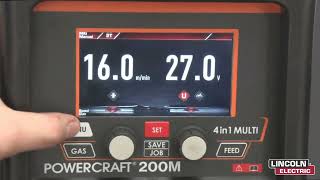 Powercraft 200M MIG Synergic Welding Overview [upl. by Hugo716]