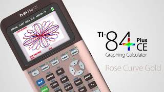 TI 84 Plus CE graphing calculator in 9 fun bold colors [upl. by Ahseyi]