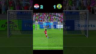 Croatia vs Brazil best penalty match highlights fifa efootballmobile efootballm efootball2024 [upl. by Coughlin]