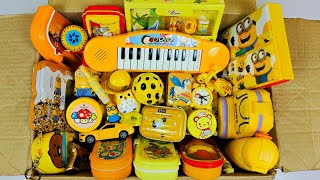 Latest Yellow stationery amp Toys Collection🥰 Piano Geometry Sharpener Eraser Car Pen Bottle etc [upl. by Adroj668]