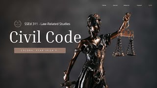 CIVIL CODE OF THE PHILIPPINES Article 3 to 21 [upl. by Eseerehs]