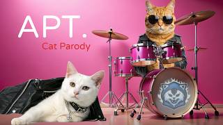 ROSÉ amp Bruno Mars  APT Cat Parody 아파트 고양이 패러디 [upl. by Tomchay]