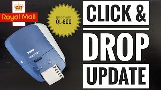 How to Use Brother Thermal Label Printers QL600 QL700 for Royal Mail Click amp Drop Postage [upl. by Sarena]