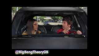 TBBT S07E03  Leonard Bernadette Amy amp Howard in their cars [upl. by Roumell]