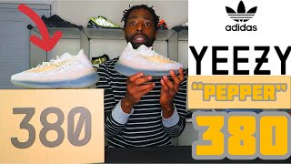 ADIDAS YEEZY BOOST 380 “PEPPER” IN HAND REVIEW [upl. by Winson523]